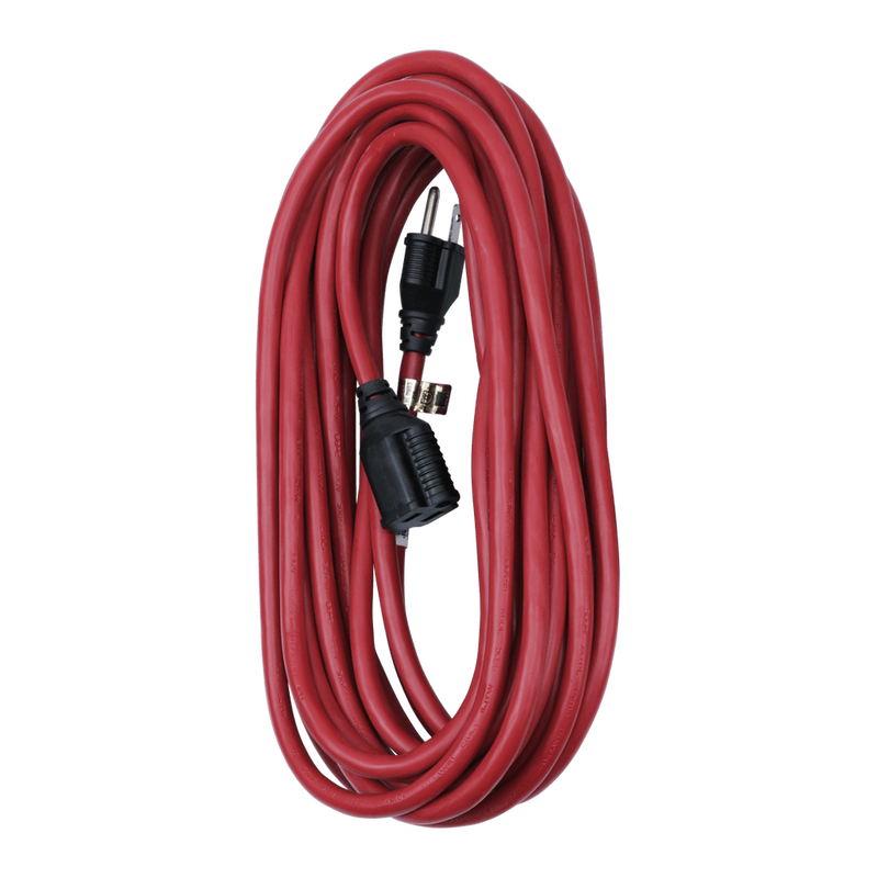 14/3 Gauge Indoor/Outdoor Grounded Extension Cord - 25 to 50 Foot Cords