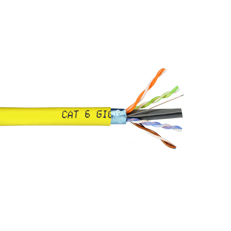 CAT6 FTP Solid CMP - 1000 FT - Multiple Colors Available